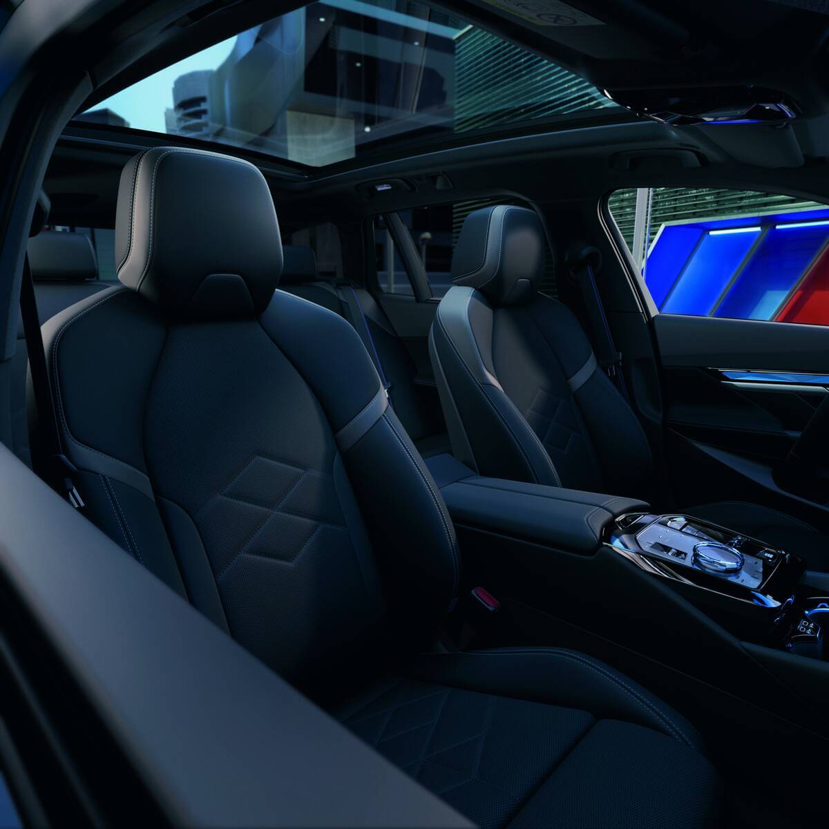 BMW i5 Touring Interiör Hög Komfort
