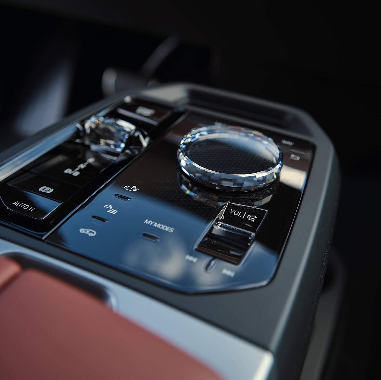 BMW iX 2025 detaljer lyxig bil på el